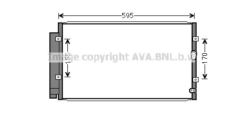 AVA QUALITY COOLING Kondensators, Gaisa kond. sistēma SU5102D